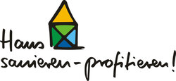 Logo Haus sanieren - profitieren